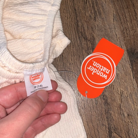 Wonder Nation NWT boho skirt/shirt set size M 7/8 - Picture 4 of 4